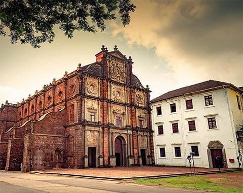 The Basilica of Bom Jesus in Old Goa